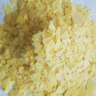 CAS-Natriumsulfid-Gelb 1313-82-2 blättert niedriger Eisen-Industrie-Grad ab